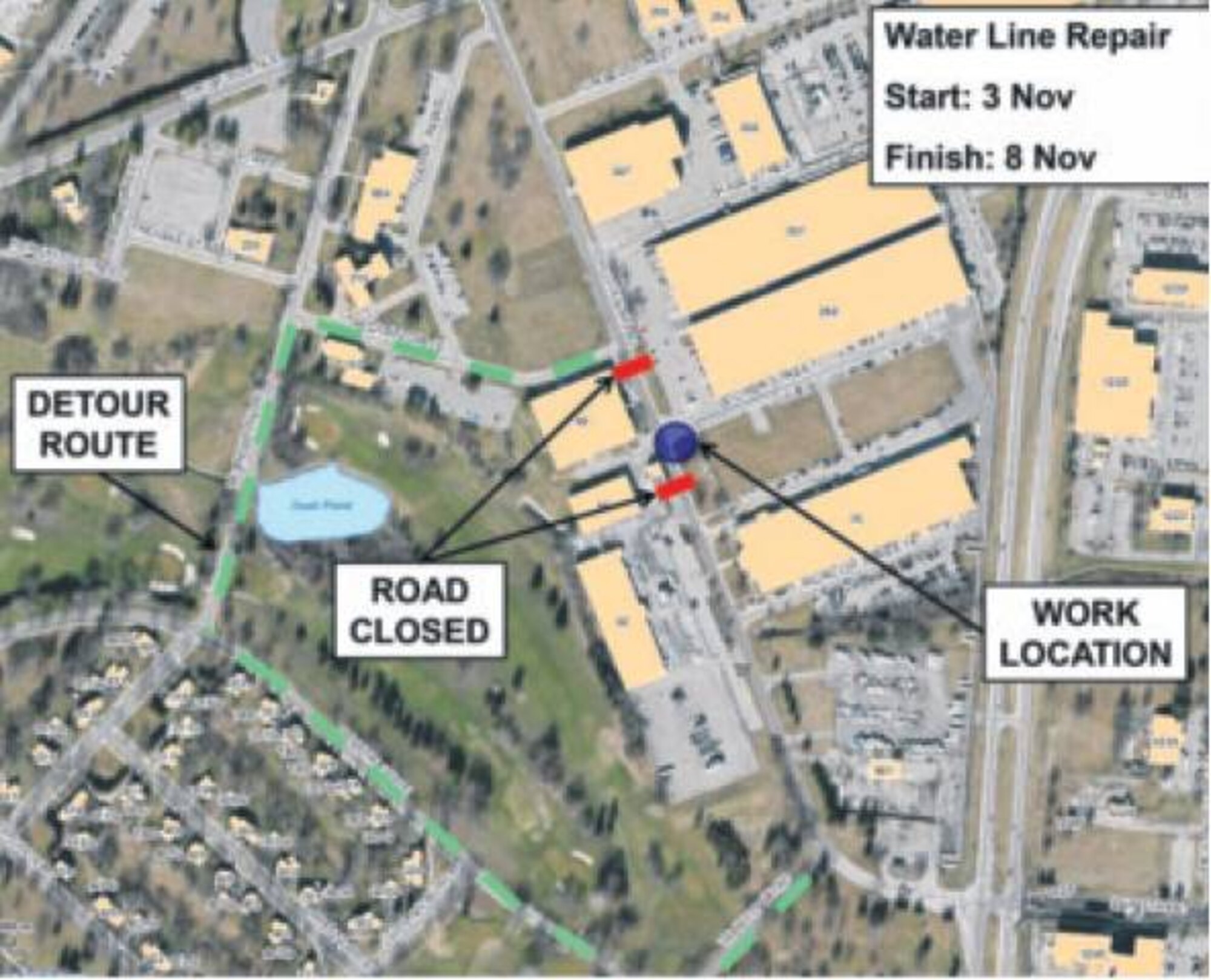 Road projects will affect Areas A, B during November, December