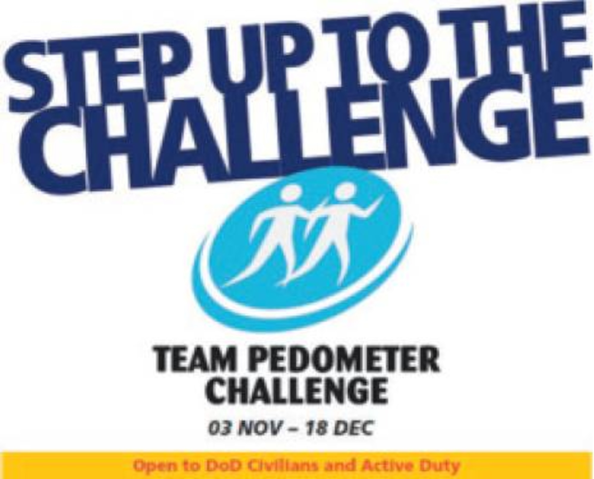 Participants challenged to log 200,000 steps Nov. 3 - Dec. 18 
