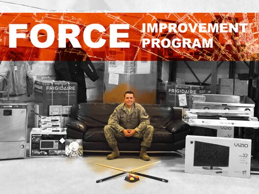 Tech. Sgt. Lee Olson, 341st Operations Group supply coordinator, poses for a photograph at the OG supply warehouse on Oct. 20. Olson is the lead distributor for everything Force Improvement Program related on Malmstrom Air Force Base. Every piece of FIP equipment purchased goes through his warehouse before being sent to the field in support of Malmstrom’s mission. (U.S. Air Force illustration/Beau Wade, Airman 1st Class Collin Schmidt) 