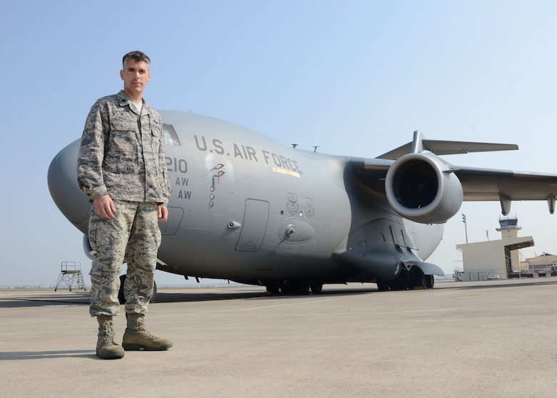 Lt. Col. Geroge Buch is the 728th Air Mobility Squadron commander. Buch took command of the 728th AMS June 16, 2014, Incirlik Air Base, Turkey. (U.S. Air Force photo by Staff Sgt. Veronica Pierce/Released)

