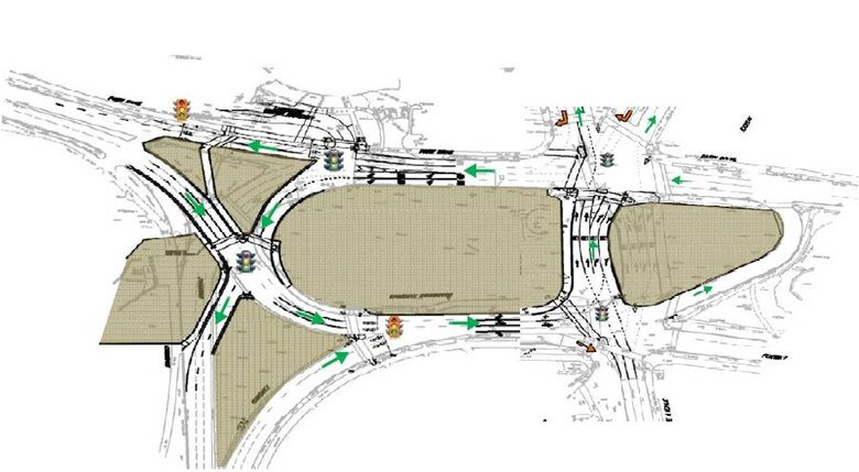 Traffic management plan during the third phase of Brookline Avenue culvert installation and initial phase of Riverway culvert installation for the Muddy River Flood Risk Management and Environmental Restoration Project, Boston, Mass.