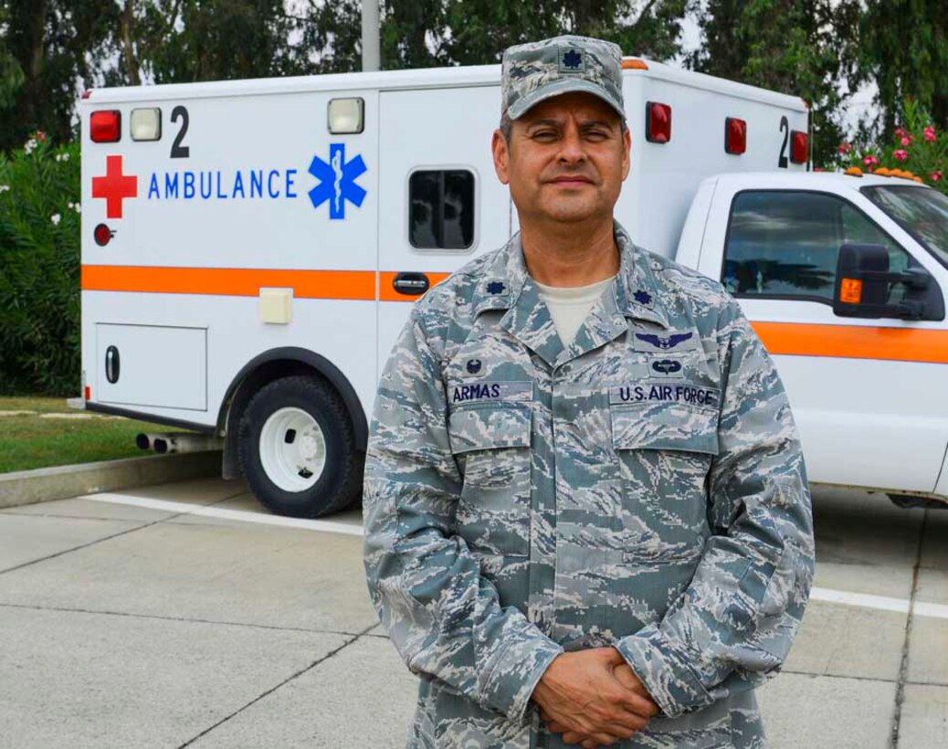 Lt. Col. Artemus Armas is the 39th Medical Support Squadron commander. Armas took command of the 39th MDOS June 24, 2014, Incirlik Air Base, Turkey. (U.S. Air Force photo by Staff Sgt. Eboni Reams/Released)