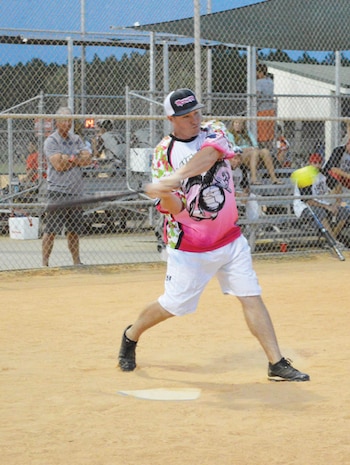 The Missfits, a men’s softball team combined of active-duty and retired Marines and one Department of Defense civilian, participate in the Military World’s Softball Tournament held in Panama City, Florida, Aug. 14-18. The team played five games, placing sixth in the tournament out of 27 teams, with a 3-2 record.