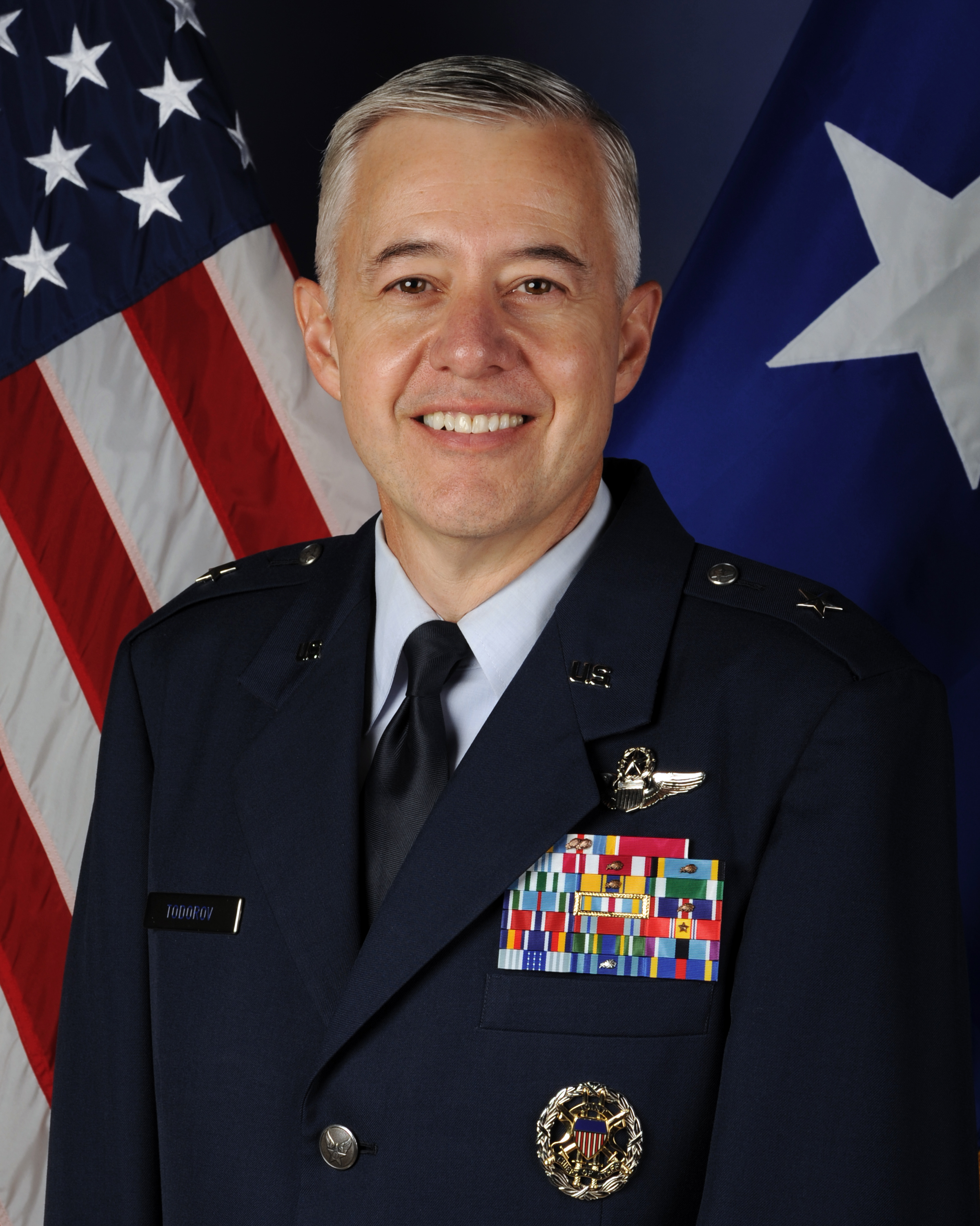 BRIGADIER GENERAL E. TODOROV > U.S. Air Force > Biography Display