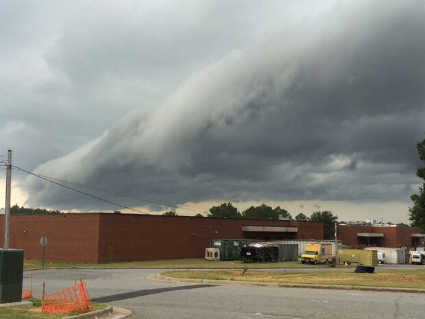 Pop-up thunderstorms can be hazardous to those working or playing outdoors. Marine Corps Logistics Base Albany officials urge people to pay attention to the weather when planning activities. 
