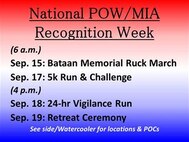 140905 National POW/MIA Recognition Week activities