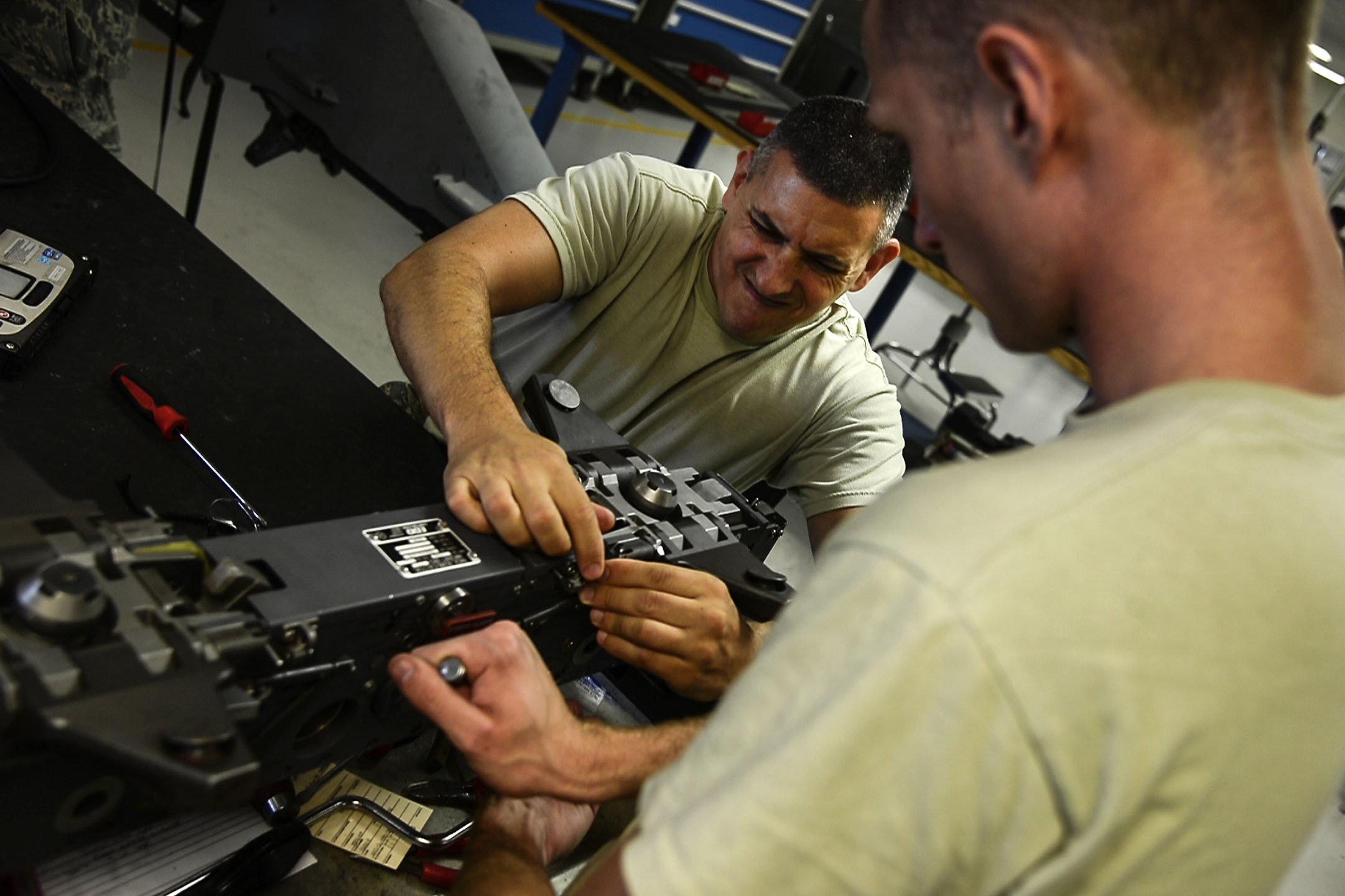 Armament Systems Technicians at work