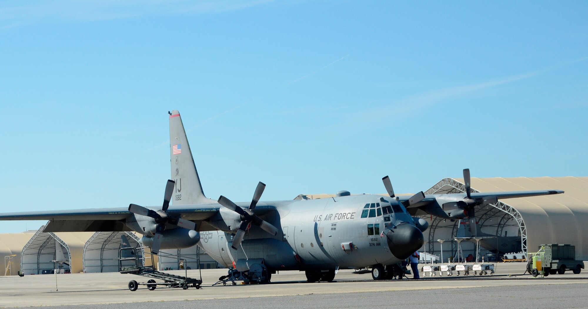 During the next several months, Robins Public Affairs will document the programmed depot maintenance of a C-130H from Yokota Air Base, Japan. We will highlight various stages of the process, telling the stories of the people and organizations who make the
mission happen here every day. (U.S. air Force photo by Ed Aspera)
