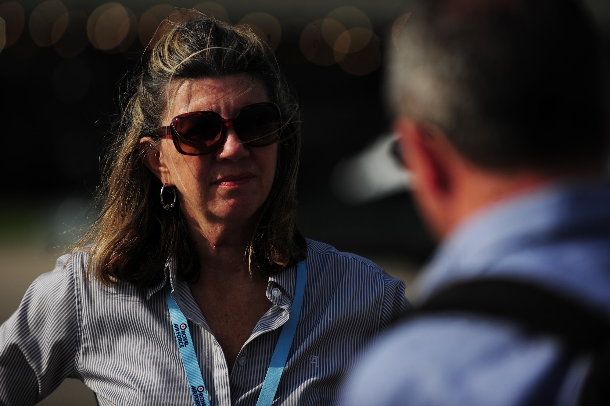 Lisa Mackenzie, 420th Air Base Squadron logistics readiness chief, goes over the final details in preparation for President Barack Obama’s arrival at RAF Fairford, United Kingdom, Sept. 3, 2014. Due to its status as a “warm base,” the team at Fairford coordinated the visit with the help of several other U.S. military agencies. (U.S. Air Force photo by Staff Sgt. Jarad A. Denton/Released)