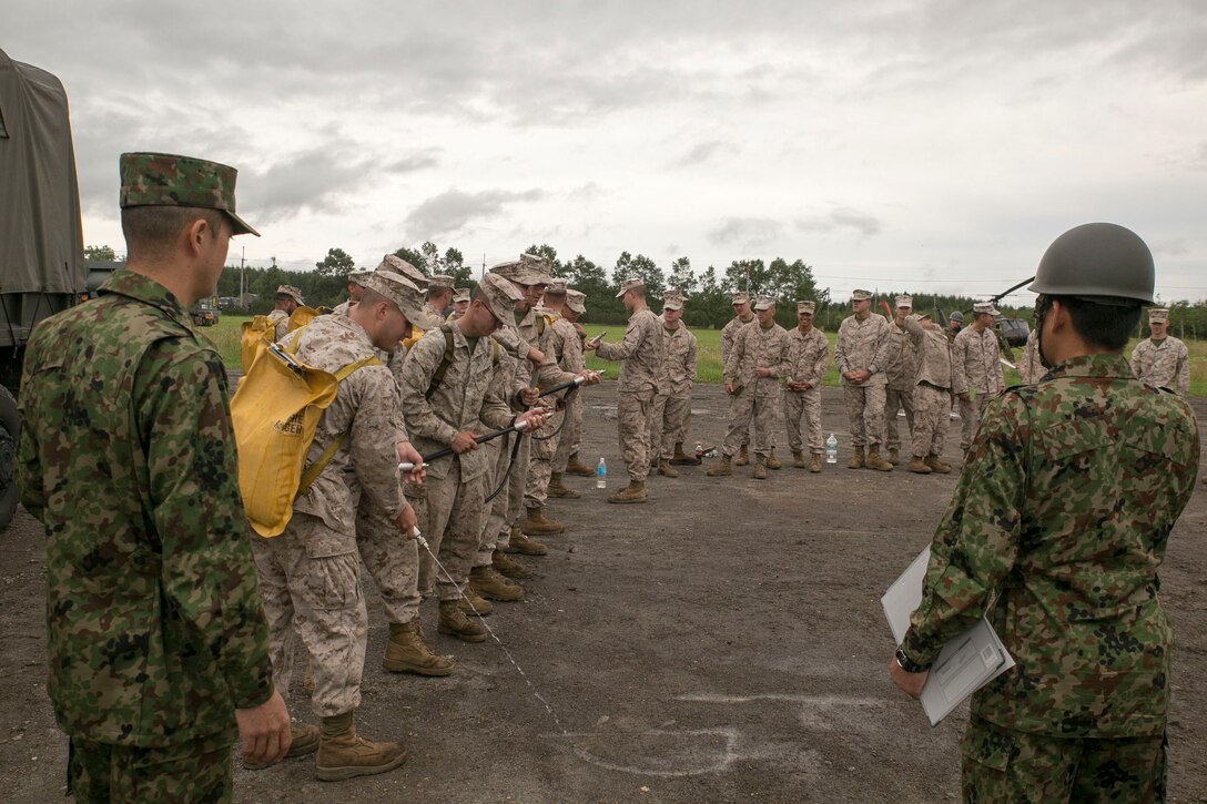 Jgsdf Us Marines Train For Emergency