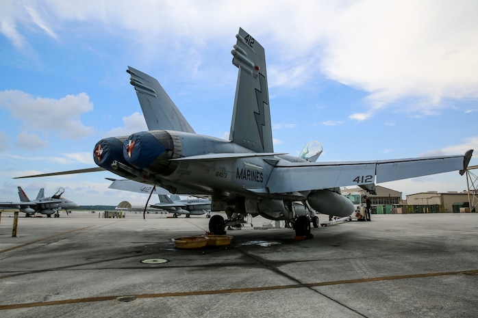 Marine Fighter Attack Squadron 251 conducted Fleet Carrier Landing Practice training aboard Marine Corps Air Station Beaufort, Sept. 2.  The valuable training prepares pilots for situations and landings they will face while deployed aboard an aircraft carrier.