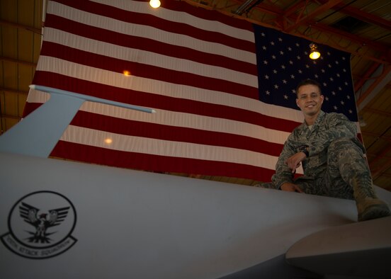 Chief’s Choice award recipient, Tech. Sgt. John Wayne Johnson, 49th Aircraft Maintenance Squadron weapons expediter