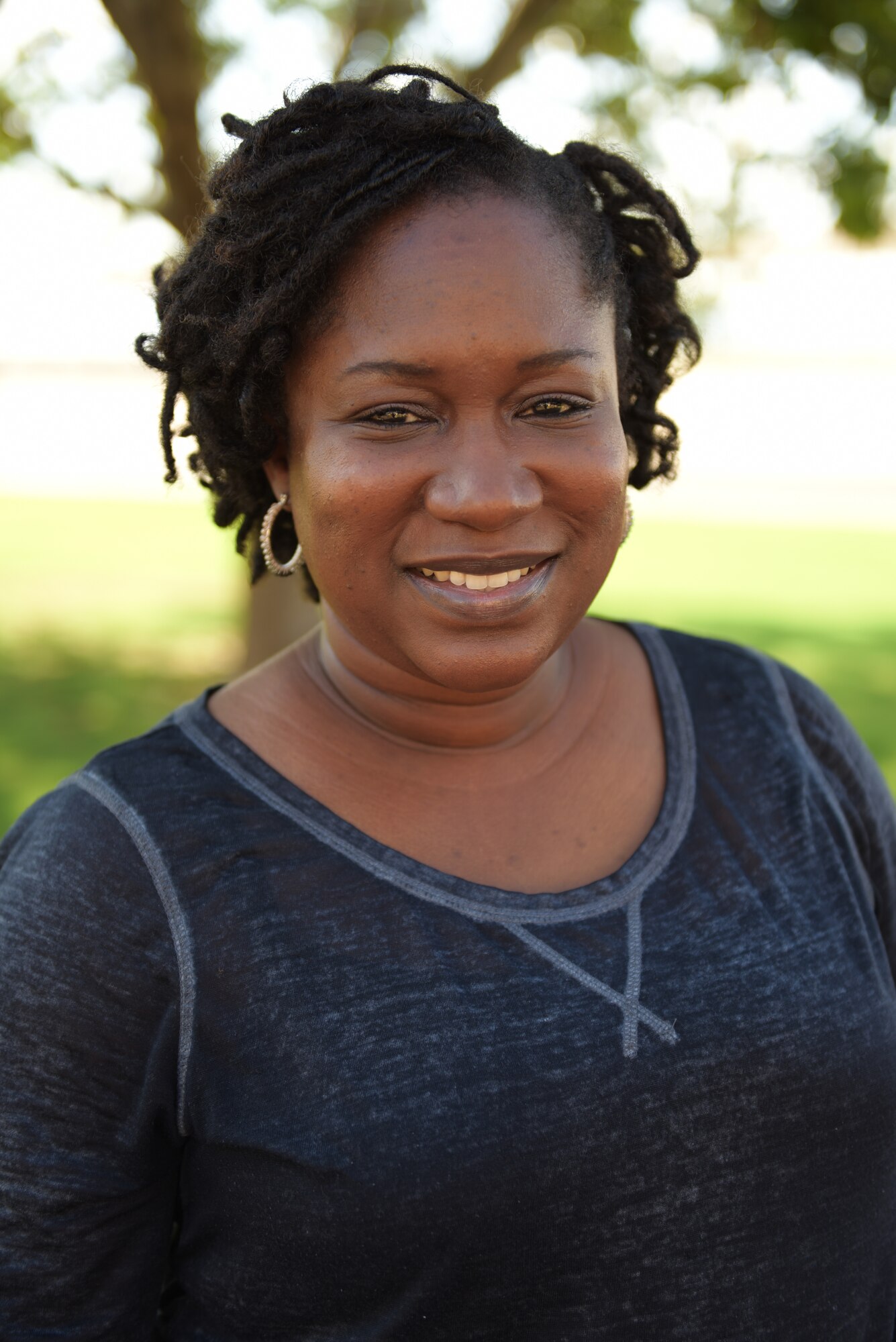 Kimberly Branche, a Military Human Resources technician from the 944th Force Support Squadron was recently diagnosed with multiple myeloma and has decided to tackle this diagnosis head on by heading a Salute to Life Bone Marrow Drive. (U.S. Air Force photo/Staff Sgt. Lausanne Kinder) 