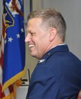 Col. Robert Mortensen, deputy director operations and plans at Tenth Air Force, retires from duty during a ceremony Sep. 6, 2014, Naval Air Station Fort Worth Joint Reserve Base, Texas. He previously served as vice-commander of the 301st Fighter Wing from 2008 to 2010. (U.S. Air Force photo by Staff Sgt. Samantha Mathison)