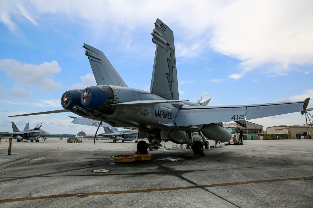 Marine Fighter Attack Squadron 251 conducted Fleet Carrier Landing Practice training aboard Marine Corps Air Station Beaufort, Sept. 2. The valuable training prepares pilots for situations and landings they will face while deployed aboard an aircraft carrier.