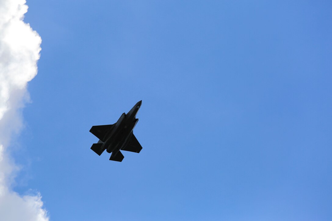 Marine Fighter Attack Training Squadron 501 (VMFAT-501), the Marine Corps' only F-35B Lightning II Joint Strike Fighter training squadron, completed their first F-35B Lightning II takeoff supported entirely by Marine maintainers aboard Marine Corps Air Station Beaufort, S.C., Sept. 4. The squadron's F-35B Lightning II aircraft, designed by Lockheed Martin, is normally maintained by both Marine maintainers and Lockheed Martin technicians making the squadron's 100 percent Marine maintenance paramount for aircraft operations in deployed environments.  The F-35B Lightning II JSF will replace the Marine Corps’ aging legacy tactical fleet. In addition to replacing the F/A-18A-D Hornet, the Marine Corps will replace the AV-8B Harrier and EA-6B Prowler, essentially necking down to one common tactical fixed-wing aircraft. The integration of the F-35B/C strike fighters will provide the dominant, multi-role, fifth-generation capabilities needed across the full spectrum of combat operations to deter potential adversaries and enable future naval aviation power projection.