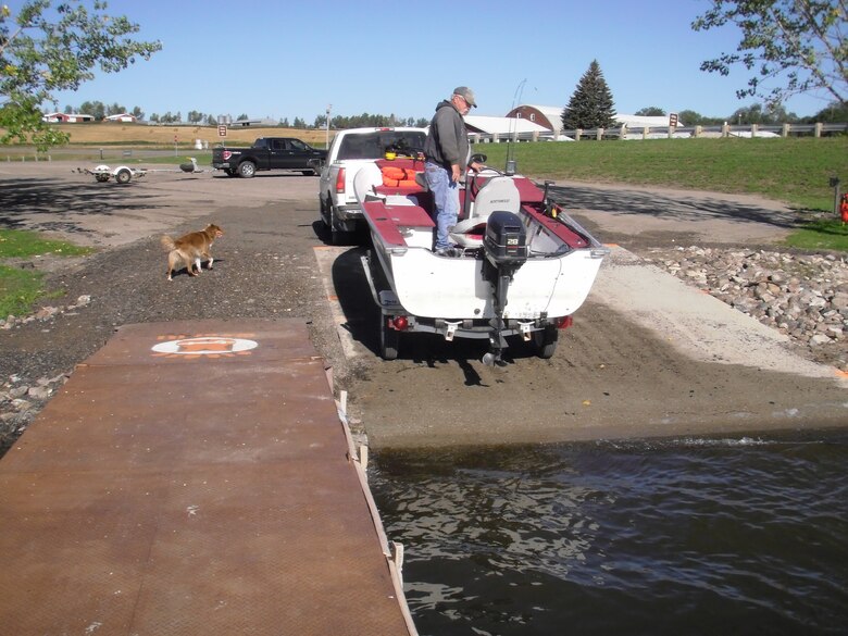 A much needed renovation was completed at the Sibley boat ramp located on the north end of Baldhill Dam / Lake Ashtabula, near Valley City, N.D., in late August. 

When the ramp was constructed 30 plus years ago it met the needs of launching the smaller fishing boats of that time period, but it can no longer accommodate the larger boats of today, said Jeff Kapaun, park ranger.
