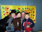 Janell Kellett, left pictured here with her family, is the lead volunteer for the Wisconsin Army National Guard's 32nd Infantry Brigade Combat Team Family Readiness Group. She has been invited to attend the State of the Union Address with First Lady Michelle Obama Jan. 27, 2010. Her husband, Army Maj. Michael Hanson, also in this photo, recently returned from Iraq following a year-long deployment with the 32nd Brigade.