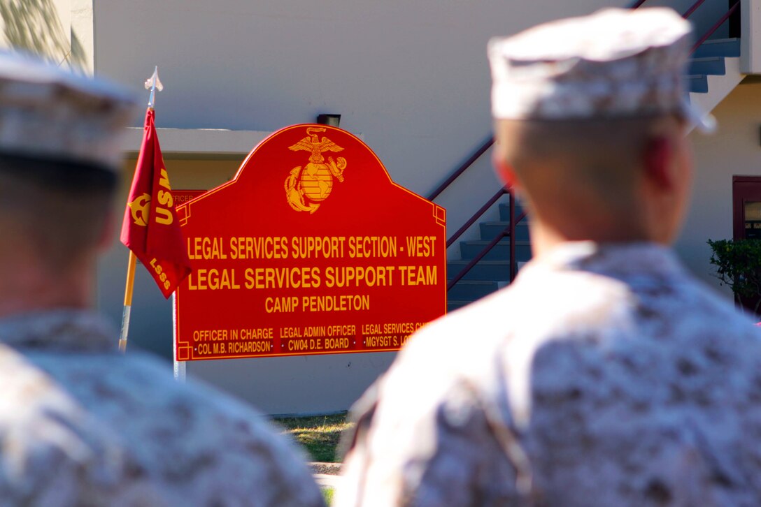 The Camp Pendleton Legal Services Support Section-West provides free attorney and paralegal assistance to uniformed service members, their family members, dependents, retirees and other eligible clients regarding personal legal matters. 
Legal assistance attorneys are available to assist clients with consumer law issues such as contract disputes, debt and credit problems.
