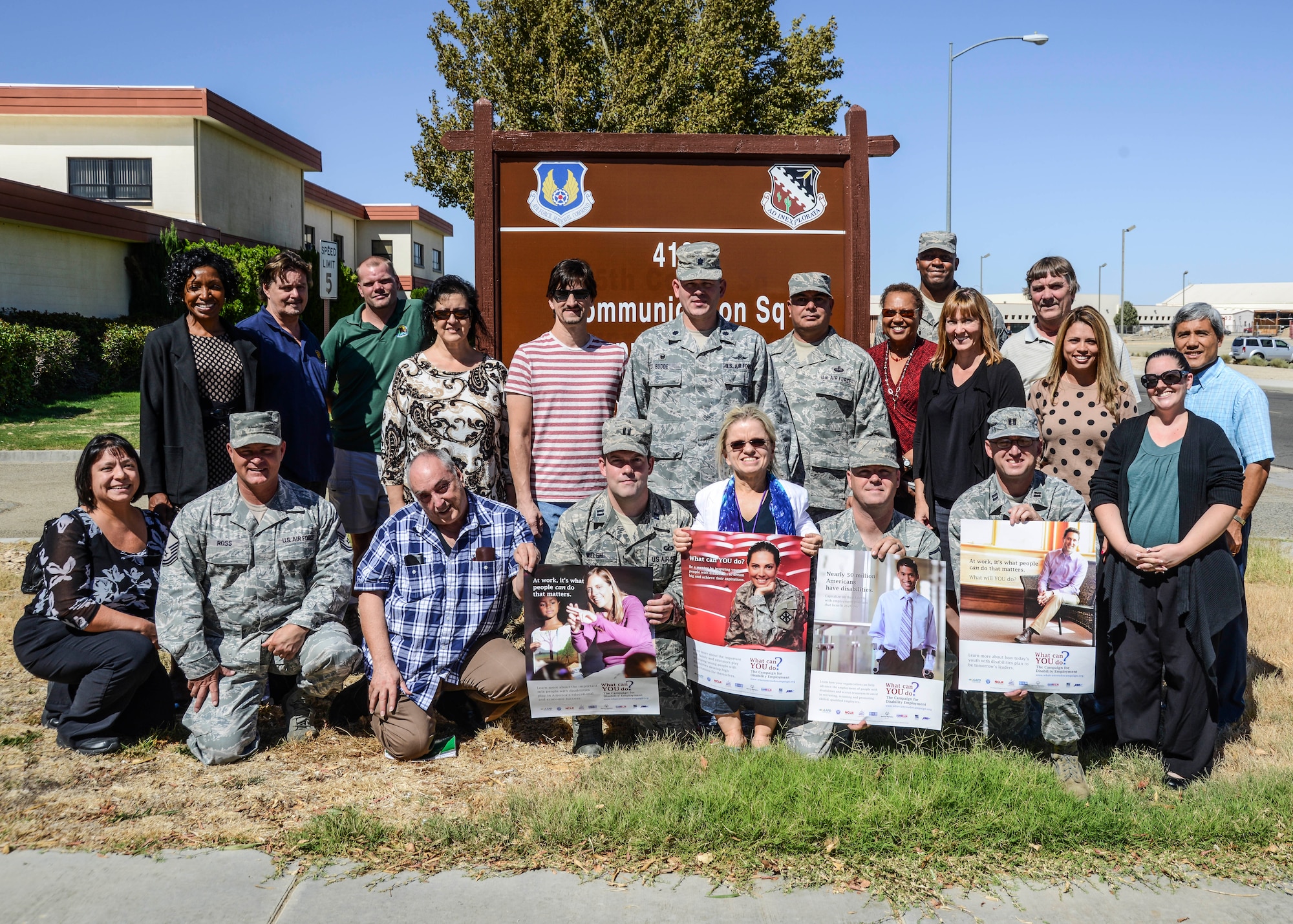 The 2014 Edwards AFB Disability Employment Awareness Month Committee. (U.S. Air Force photo by Rebecca Amber)
