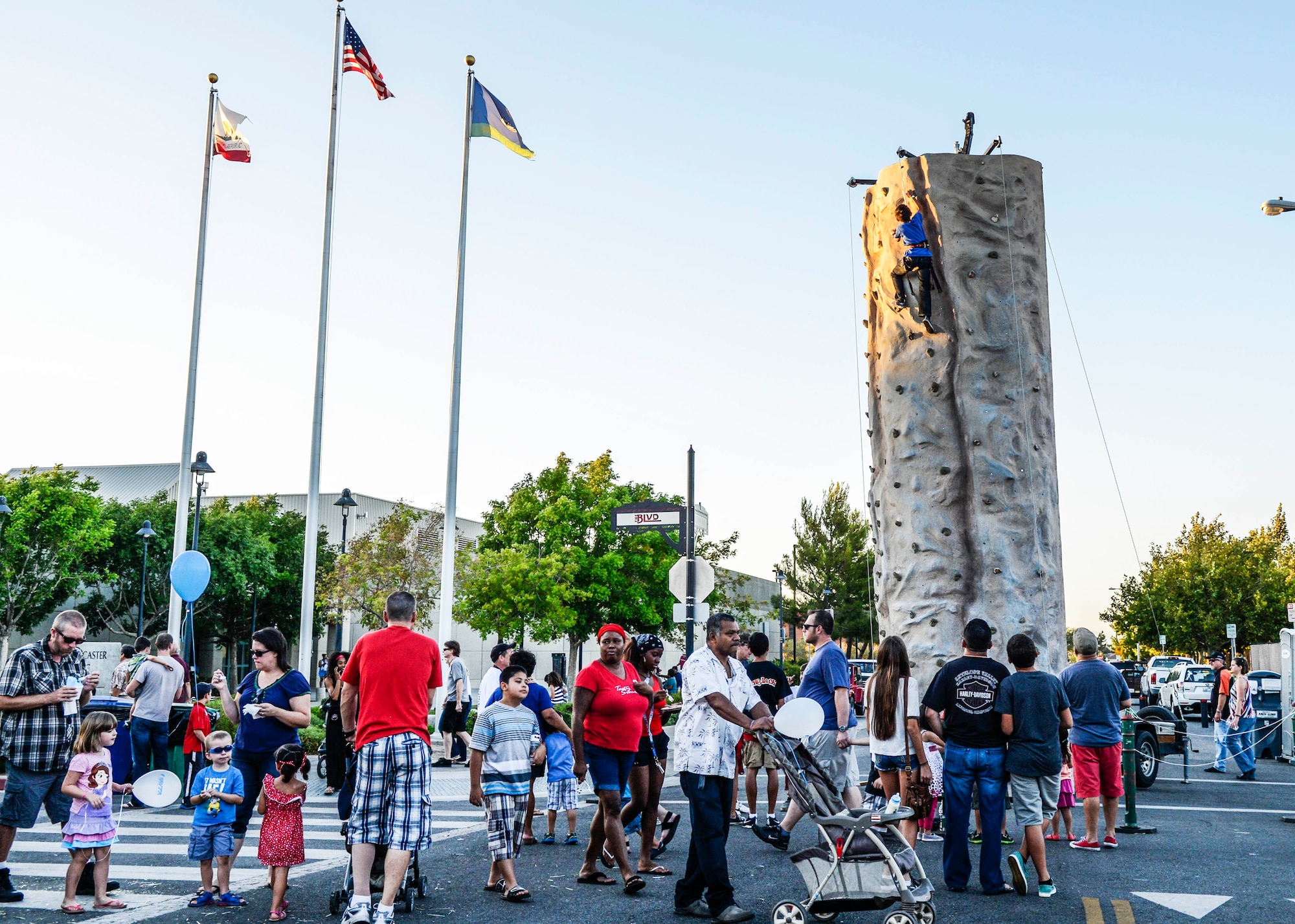 Between the classic car and bike show, live entertainment, photo-ops and children’s activities – there was something for everyone at the all-American event on Lancaster Blvd. Sept. 6. (U.S. Air Force photo by Rebecca Amber)