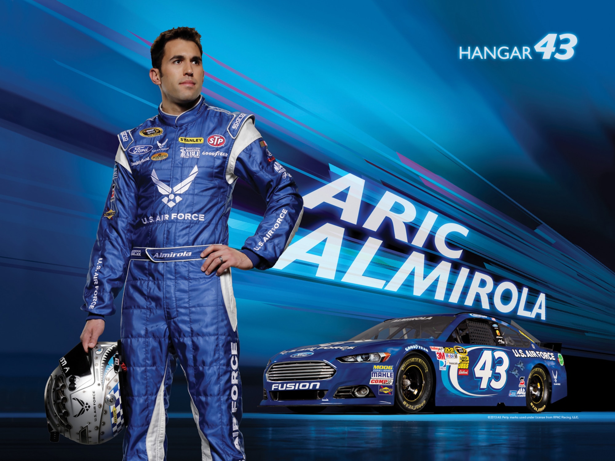 Sprint Cup Series Driver Aric Almirola will visit the base tomorrow and sign autographs at the Base Community Activity Center at 12:30 p.m. (Courtesy graphic)

