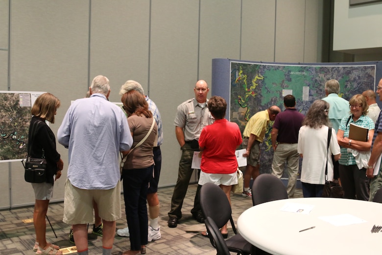 The Little Rock District is actively engaging the public in its effort to update the 1970s version of the Bull Shoals Lake Master Plan.   The agency currently hosted five public scoping workshops around Bull Shoals Lake to share information about the revision process and to collect public comments concerning potential development and land use management around the project. A master plan is the guidance document that describes how the resources of the lake will be managed in the future and provides the vision for how the lake should look in the future. 