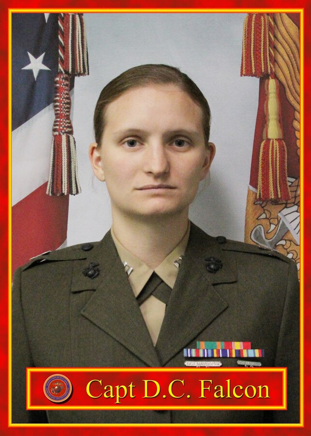 Photo of Danielle C. Falcon, Recruiting Station Baton Rouge executive officer. 