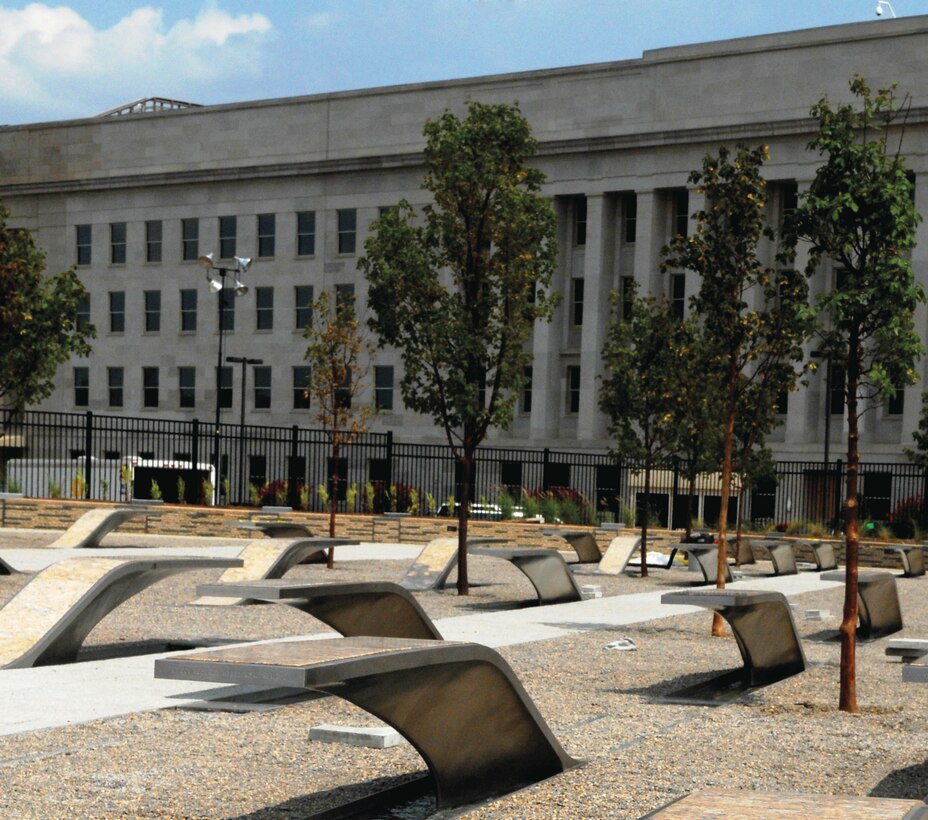 The Pentagon Memorial is made up of 184 memorial units representing each individual who lost their life during the Sept. 11 terrorist attack on the Pentagon. The project broke ground June 2006 and is scheduled to open during a ceremony next month commemorating the seventh anniversary of the 9/11 attacks.
