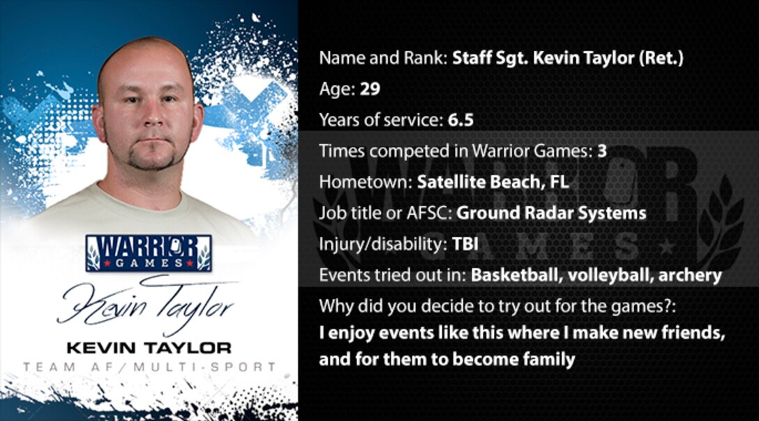 Warrior Profile - SSgt Kevin Taylor (Ret.) (U.S. Air Force graphic/Corey Parrish)