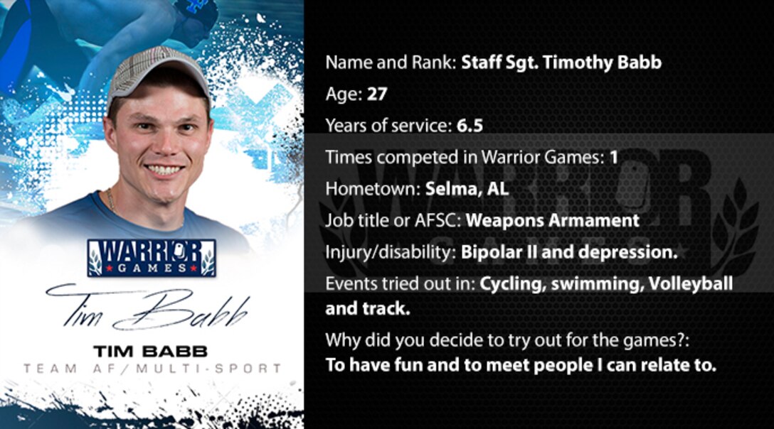Warrior Profile -  SSgt Timothy Babb (U.S. Air Force graphic/Corey Parrish)