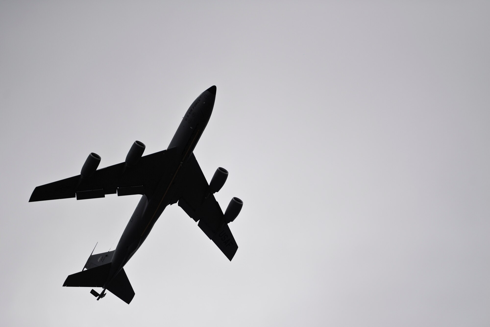 A KC-135R Stratotanker soars over McConnell Air Force Base, Kan., Sept. 10, 2014. The Stratotanker has been refueling U.S. and allied aircraft for more than 60 years and many of them are still used today. (U.S. Air Force photo/Airman 1st Class John Linzmeier)