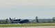 The last RQ-4 Block 40 Global Hawk expected to be delivered to the Air Force touches down at Grand Forks Air Force Base, N.D., Sept. 10, 2014. The Block 40 has flown more than 100 combat support missions since it was added to the Air Force stable of aircraft. (U.S. Air Force photo/Airman 1st Class Bonnie Grantham)