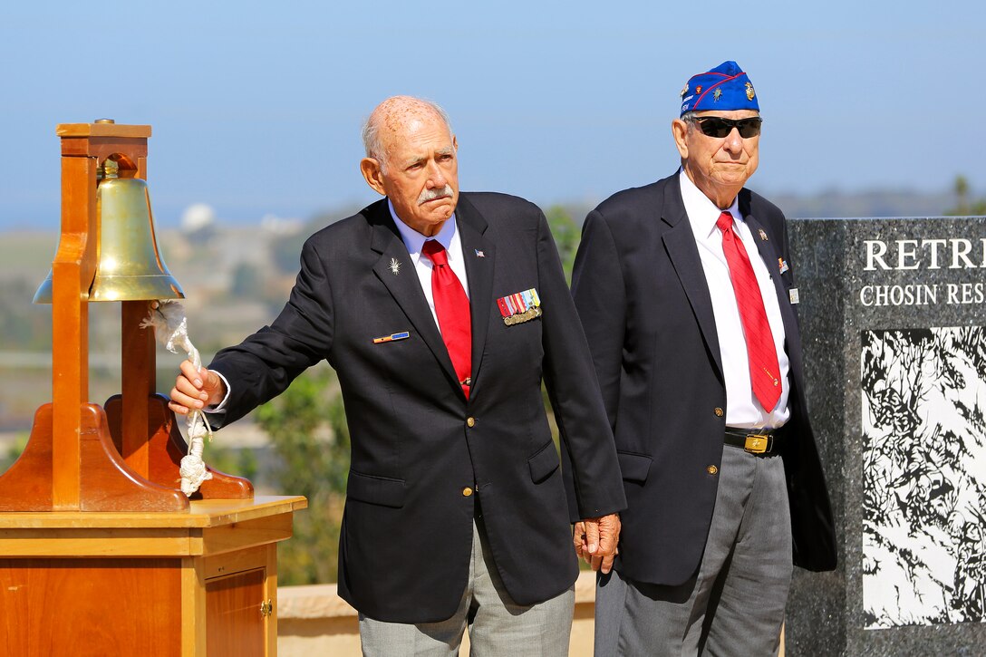 Marine Corps Base Camp Pendleton hosted a wreath laying ceremony at the Pacific Views Events Center here, Sept. 12, to commemorate the 64th anniversary of the Battle of Chosin Reservoir.