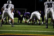 Jaycee D. Pummill, the Blue Springs High School senior long snapper and a 2015 Semper Fidelis All-American Bowl selectee, prepares to snap the ball during the Wildcats 49-7 routing of the St. Joseph High School Indians at Peve Stadium Sept. 12, 2014. Pummill was the only player selected from Missouri to participate in the bowl next year at the StubHub Center in Carson, Calif., on Jan. 4, 2015, and it will be aired live on Fox Sports 1 at 6 p.m. Pacific Standard Time. Pummill is one of approximately 100 players selected from across the nation to participate in the Semper Fi Bowl.