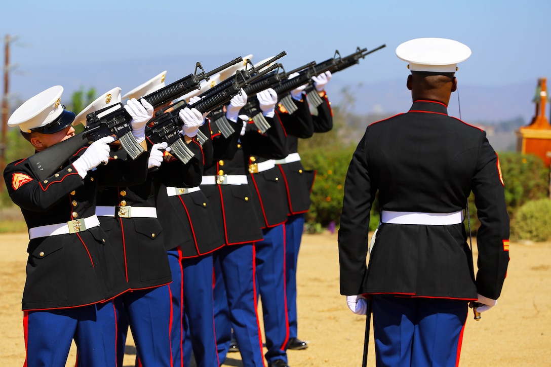 Marine Corps Base Camp Pendleton hosted a wreath laying ceremony at the Pacific Views Events Center here, Sept. 12, to commemorate the 64th anniversary of the Battle of Chosin Reservoir.