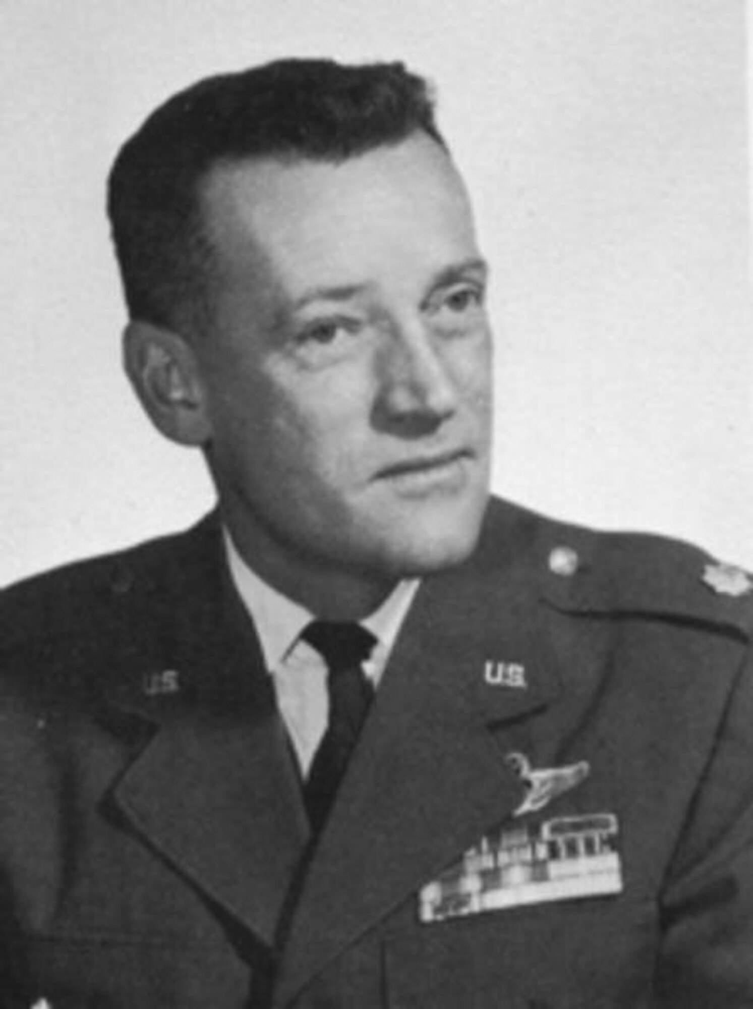 Pictured is Air Force Maj. Kelly Cook, one of the first Air Force Academy professors. He taught AF cadets English from 1959 to 1963 and was later declared killed in action, body not recovered, leaving behind a wife and six children, including Maureen Kozak, the wife of Col. Raymond A. Kozak, the 512th Airlift Wing commander at Dover Air Force Base, Del. (Submitted photo) 