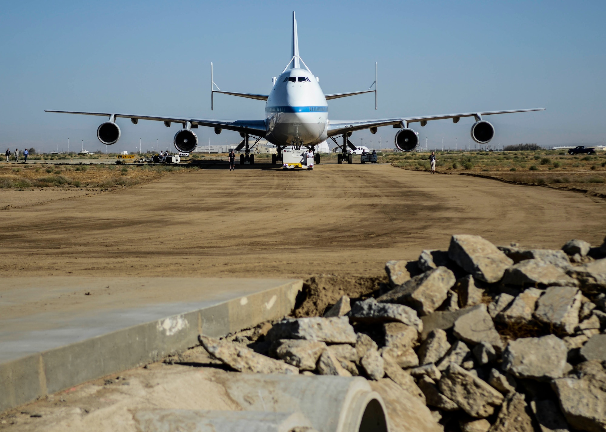 NASA's shuttle carrier aircraft settles down in Palmdale > Edwards Air  Force Base > News