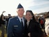 U.S. Air Force Airman Basic R. Alex Durbin celebrates with his wife, Jaime Durbin, afters his Basic Military Training graduation ceremony at Lackland Air Force, Texas, on Nov. 25, 2011. Durbin, now a senior airman, reflects on his Air Force anniversary, the day he arrived at BMT, and career as a public affairs photojournalist each September. (Courtesy Photo/Released)