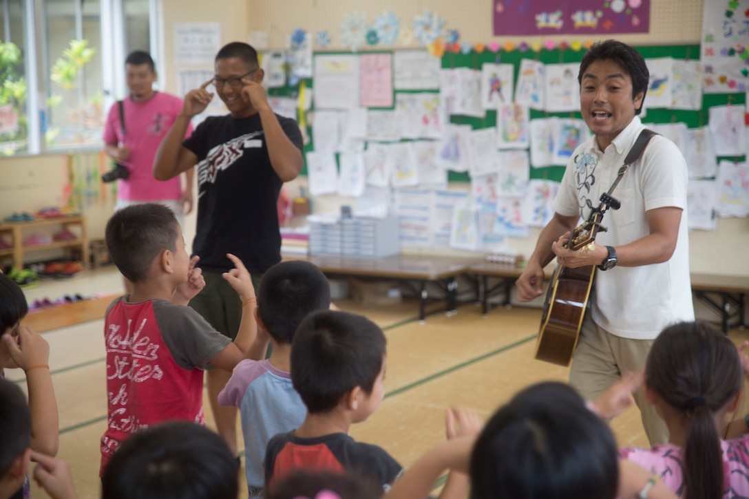 Teaching children English through songs