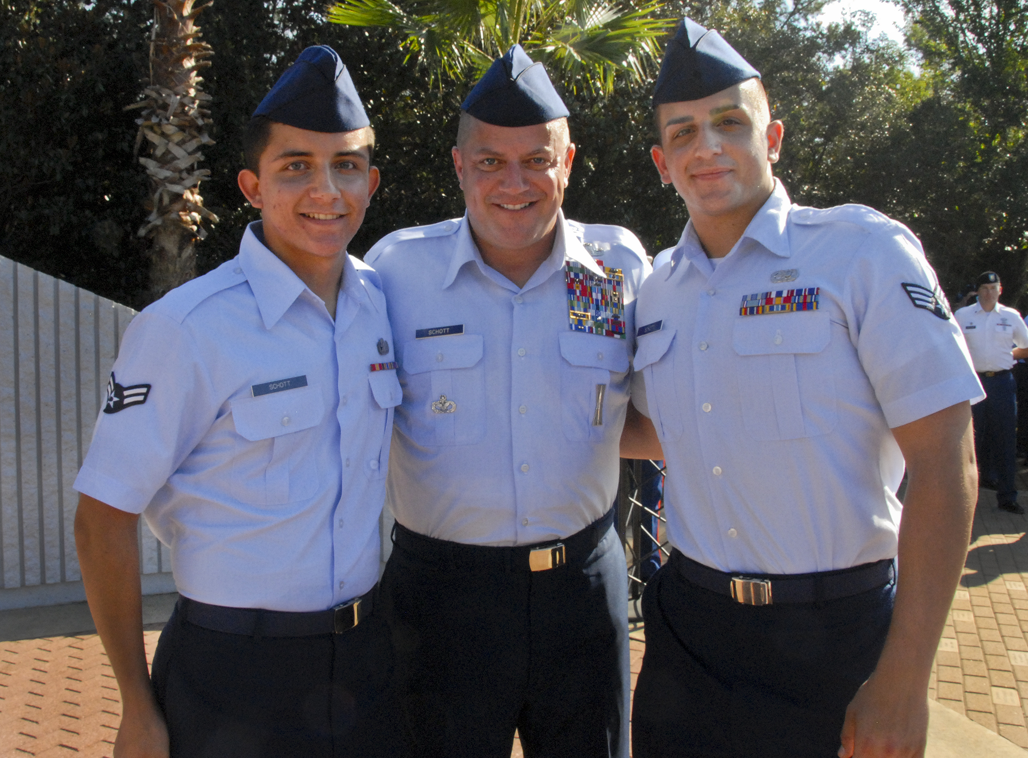 female blues uniform air force
