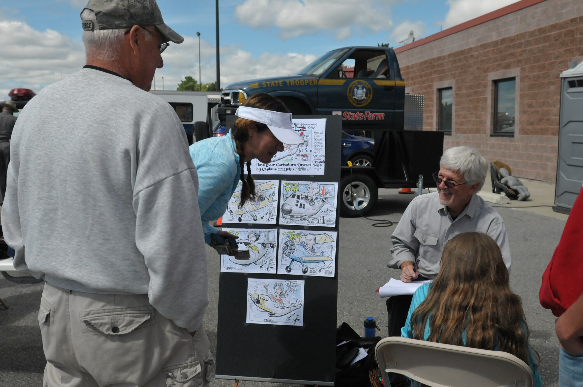 About 3,000 people attended the 109th Airlift Wing's Family Day at Stratton Air National Guard Base, N.Y., on Sept. 14, 2014. The day included food, music, games, static displays and much more for Airmen and their families. (U.S. Air National Guard photo by Master Sgt. William Gizara/Released)