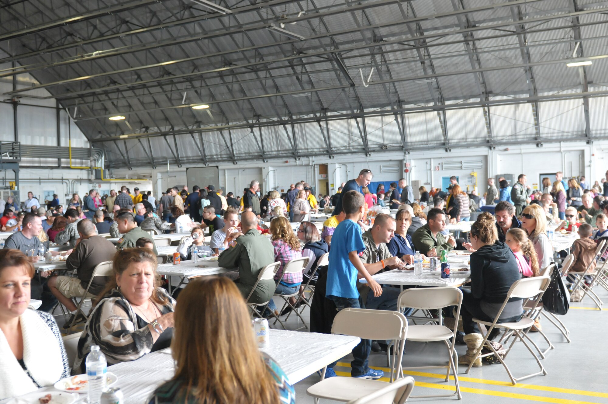 About 3,000 people attended the 109th Airlift Wing's Family Day at Stratton Air National Guard Base, N.Y., on Sept. 14, 2014. The day included food, music, games, static displays and much more for Airmen and their families. (U.S. Air National Guard photo by Master Sgt. William Gizara/Released)