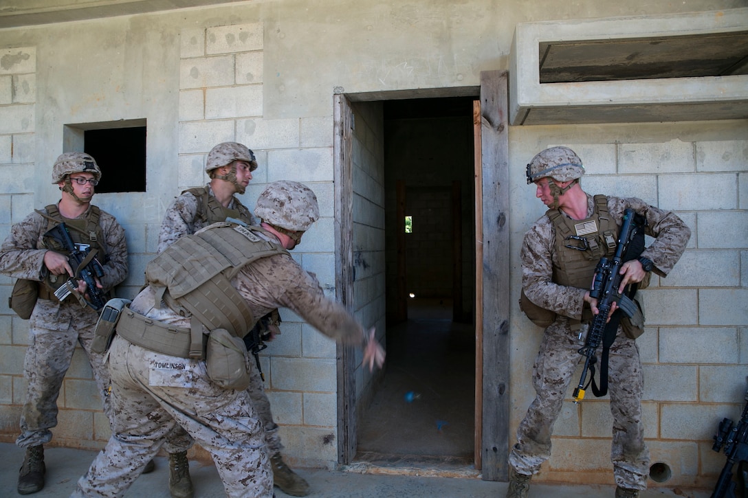 Guns blazing: 1/3 completes close quarters training