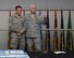 Maj. Gen. Norm Brozenick, Air Force Special Operations Command vice commander, gives a speech on Air Force history before Airman Rickey Castorena-Ramirez, AFSOC Commander's Support Staff, cuts the cake as the youngest Airman in Headquarters AFSOC Sept. 18, 2014, Hurlburt Field, Fla. AFSOC held a cake-cutting ceremony in celebration of the Air Force's 67th birthday. (U.S. Air Force photo by Capt. Victoria Porto)