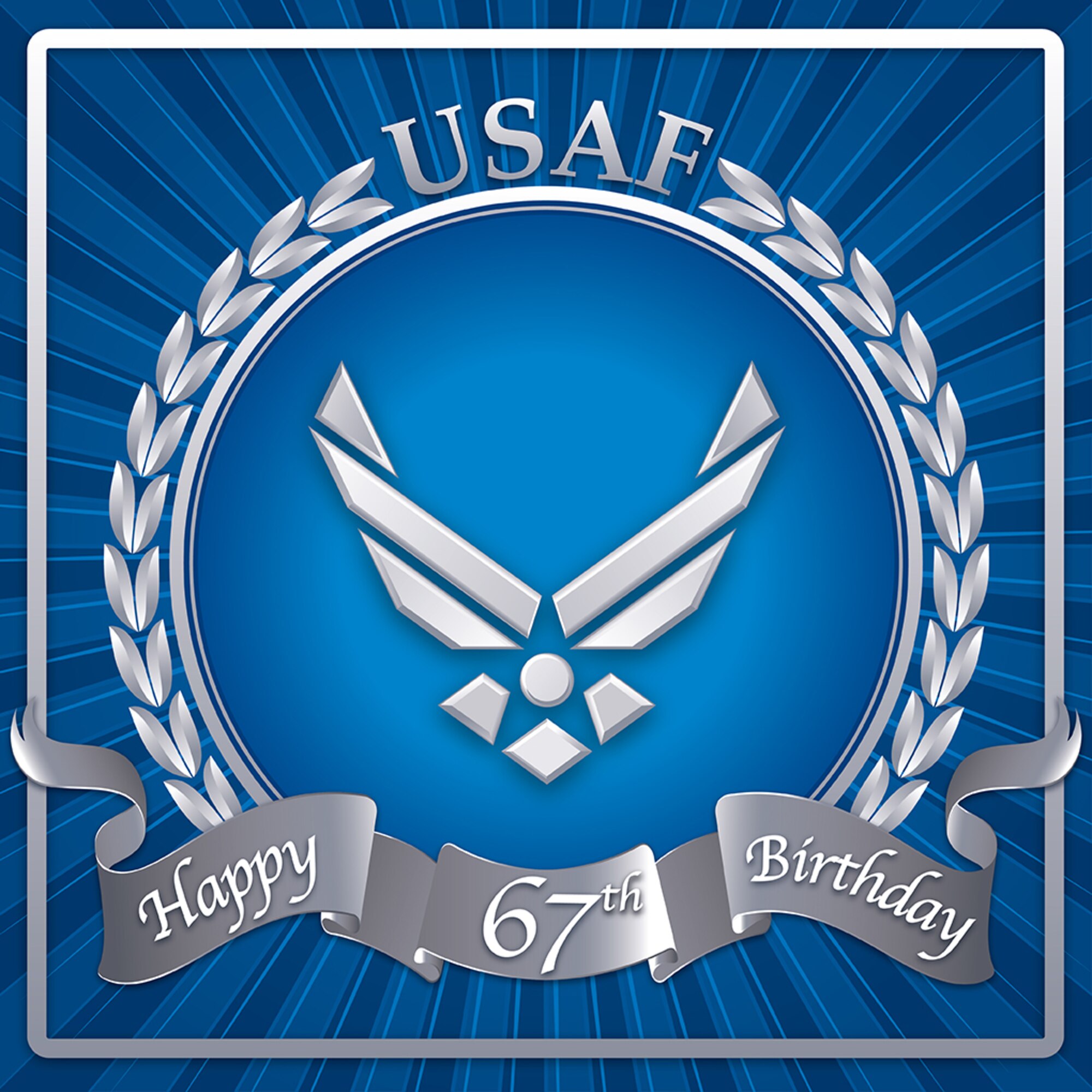 Air Force 67th birthday graphic (2). 