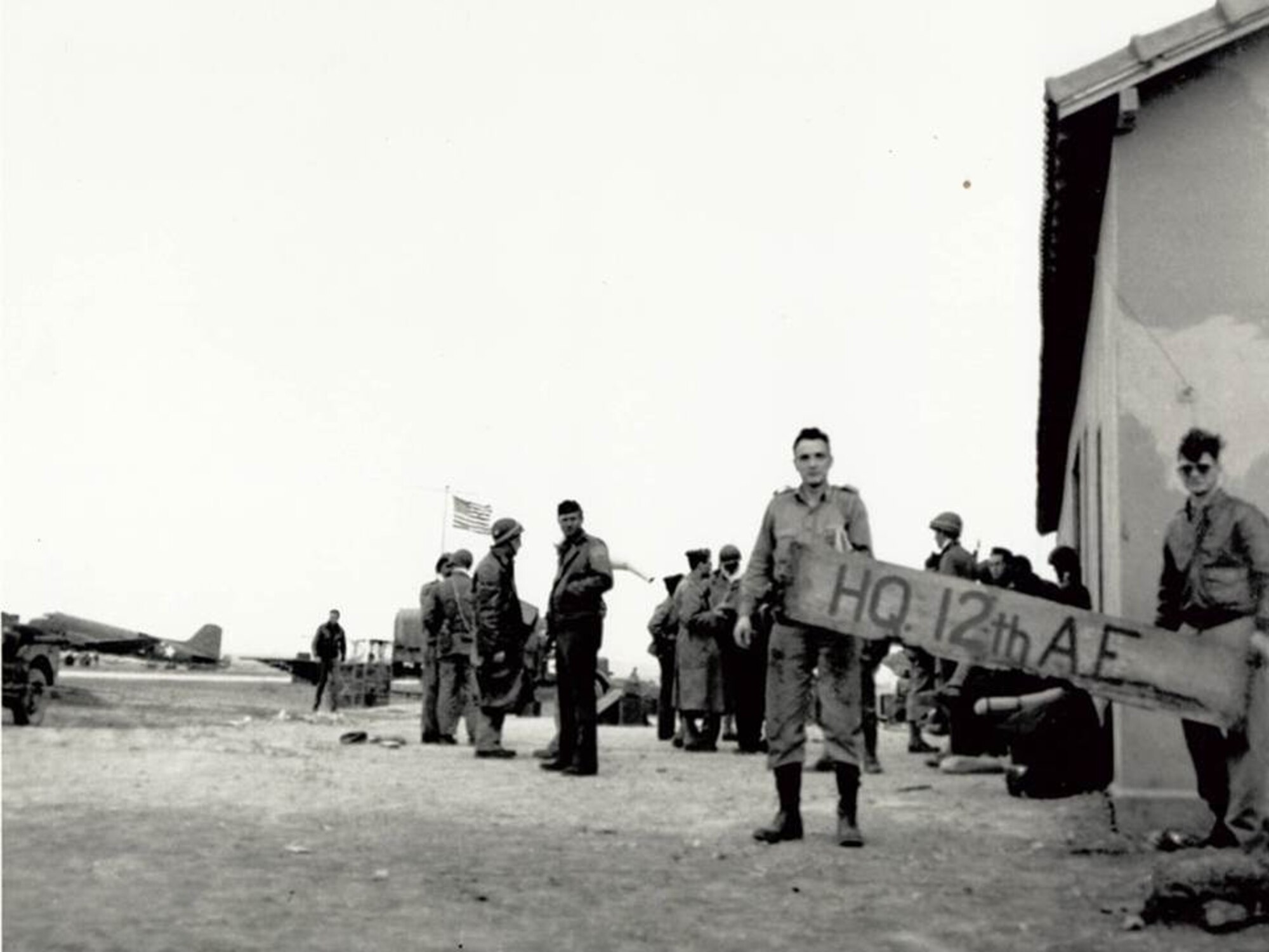In November 1943 the first operational headquarter for 12th Air Force is established in Tafraoui, Algeria. (Courtesy Photo) 