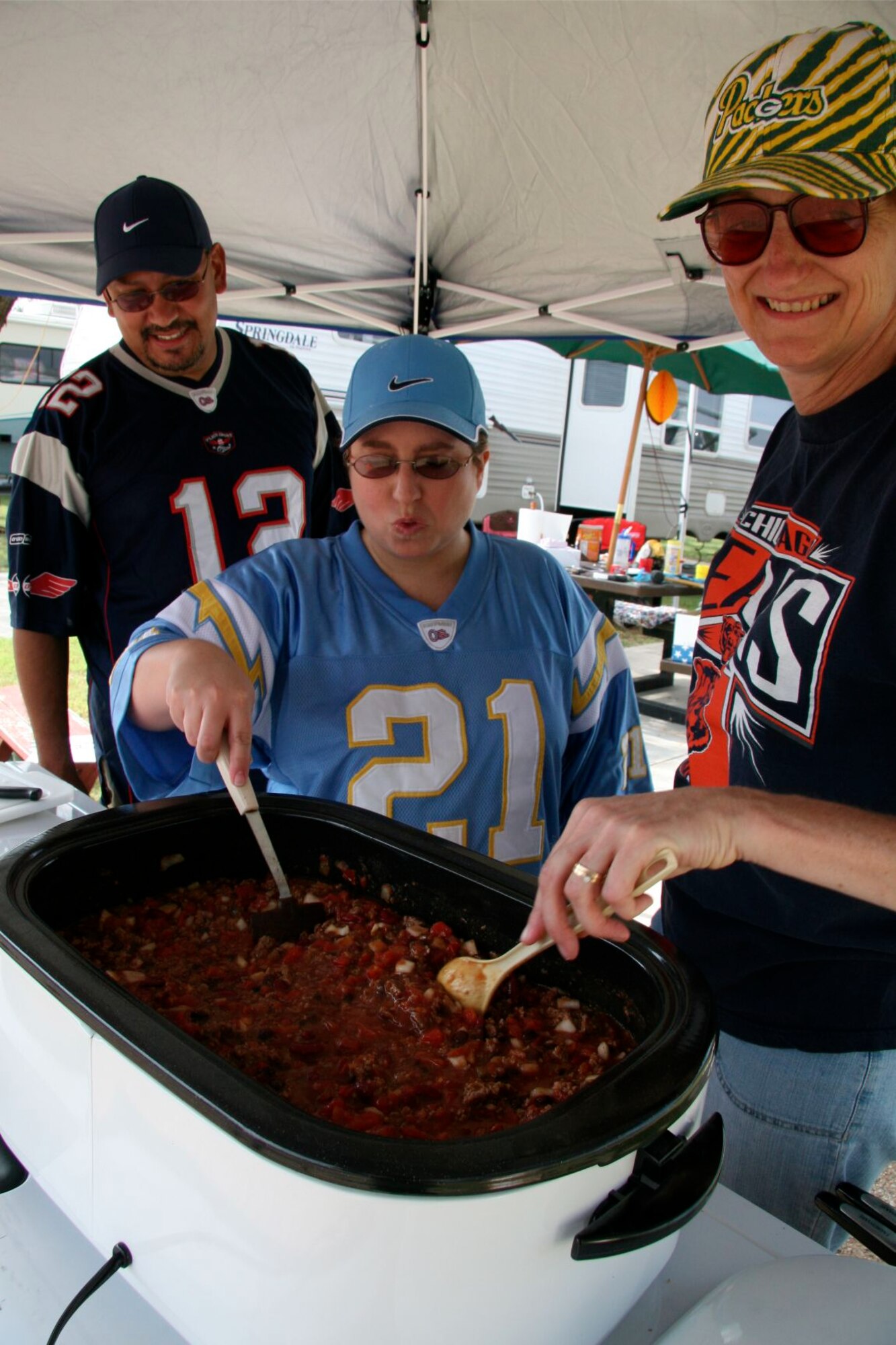 GOODFELLOW AIR FORCE BASE, Texas - 2013 Armed Forces Chili Cook-Off competition, Goodfellow AFB Recreation Camp. (Courtesy photo)
