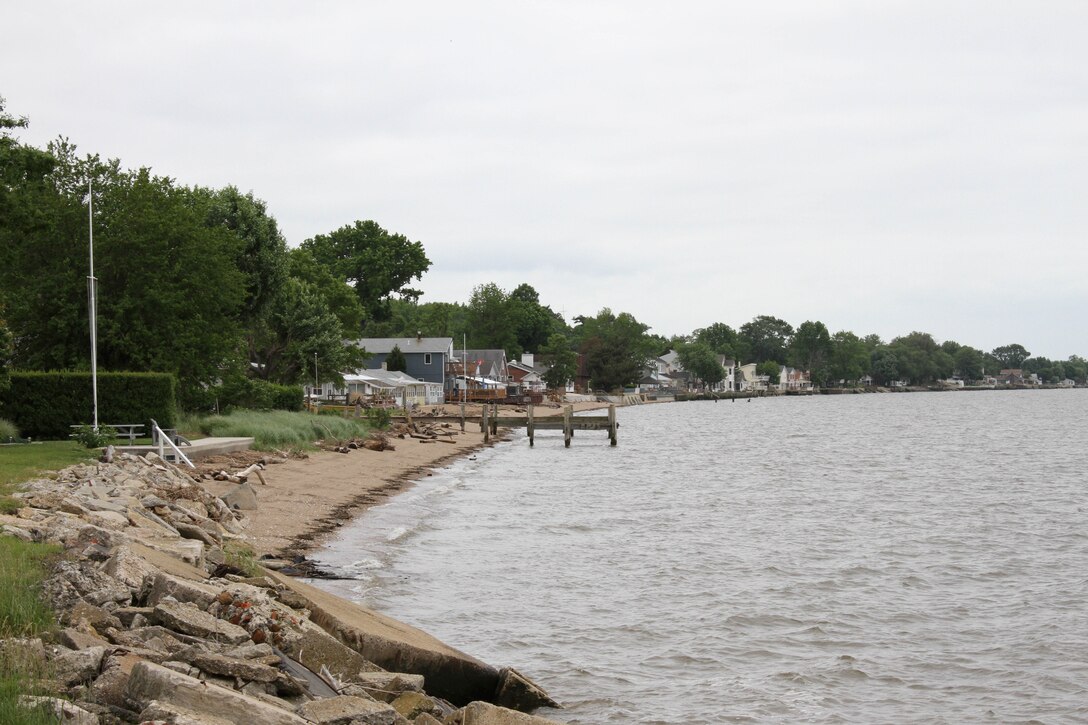 The U.S. Army Corps of Engineers' Philadelphia District awarded a contract on Sept 18, 2014 to construct a 50-foot wide berm at Oakwood Beach in Salem County, N.J. The project is designed to reduce storm damages to infrastructure and was funded through the Disaster Relief Appropriations Act of 2013 (Public Law 113-2, or often referred to as the Hurricane Sandy Relief Bill). 
