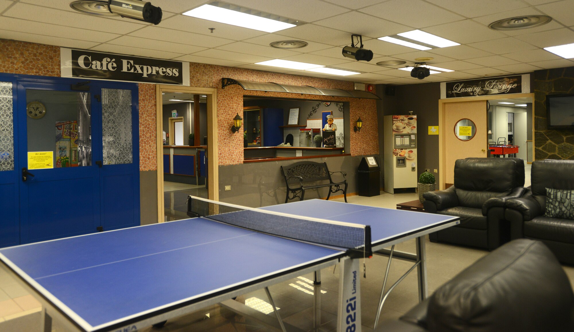 The Community Center recently received some interior updates as part of ongoing renovations from the 31st Force Support Squadron.  The 31st FSS also renovated the interiors of Outdoor Recreation, Deja Brew and the Aviano Lanes Cowling Center. (U.S. Air Force photo/Airman 1st Class Deana Heitzman)